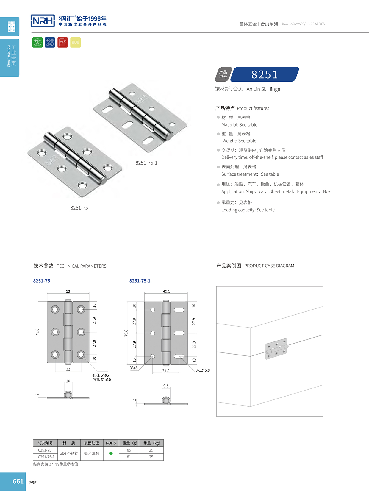 8251-75-1木箱香蕉视频APP下载入口铰链